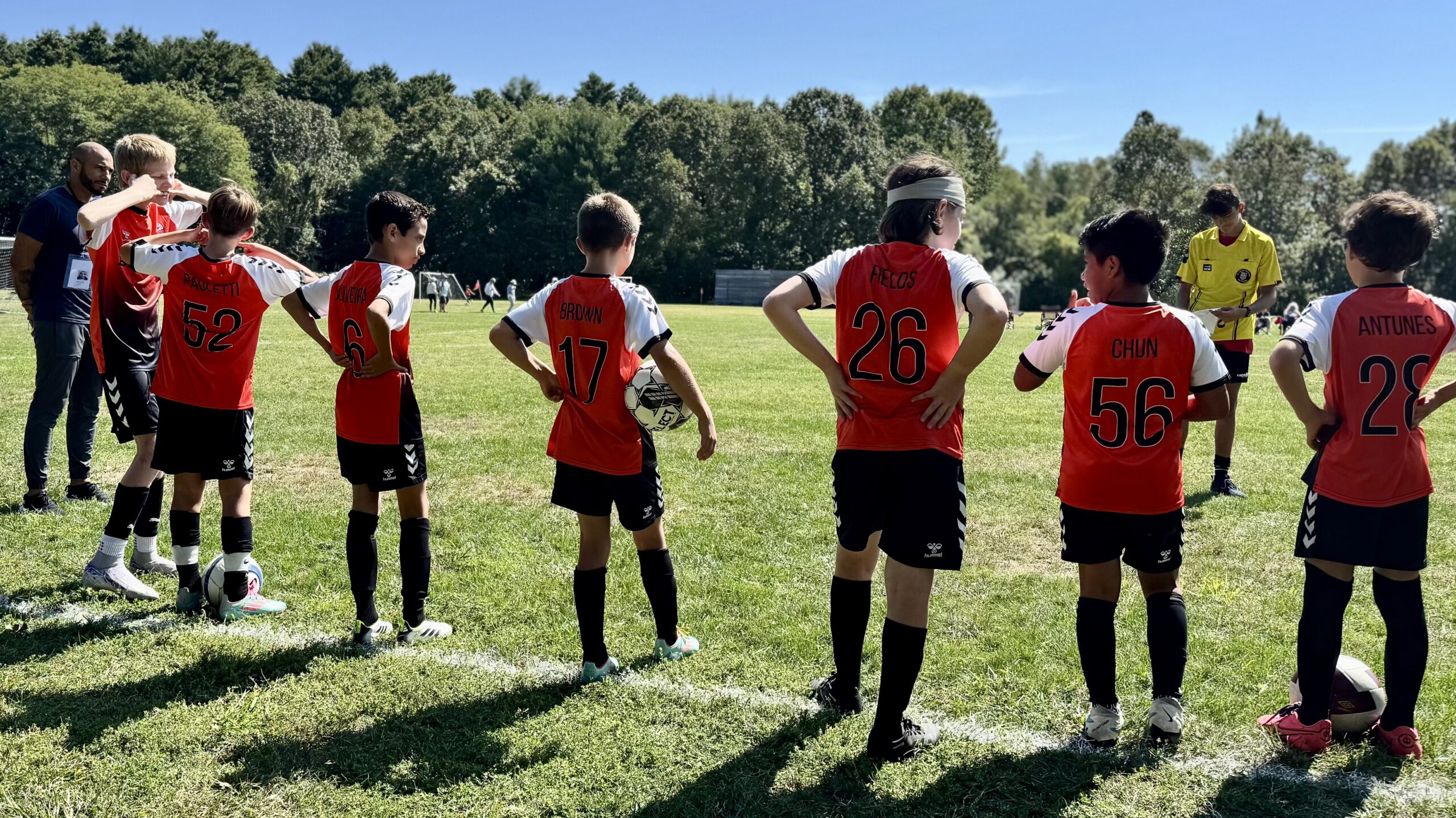 Grade 5-6 players in action