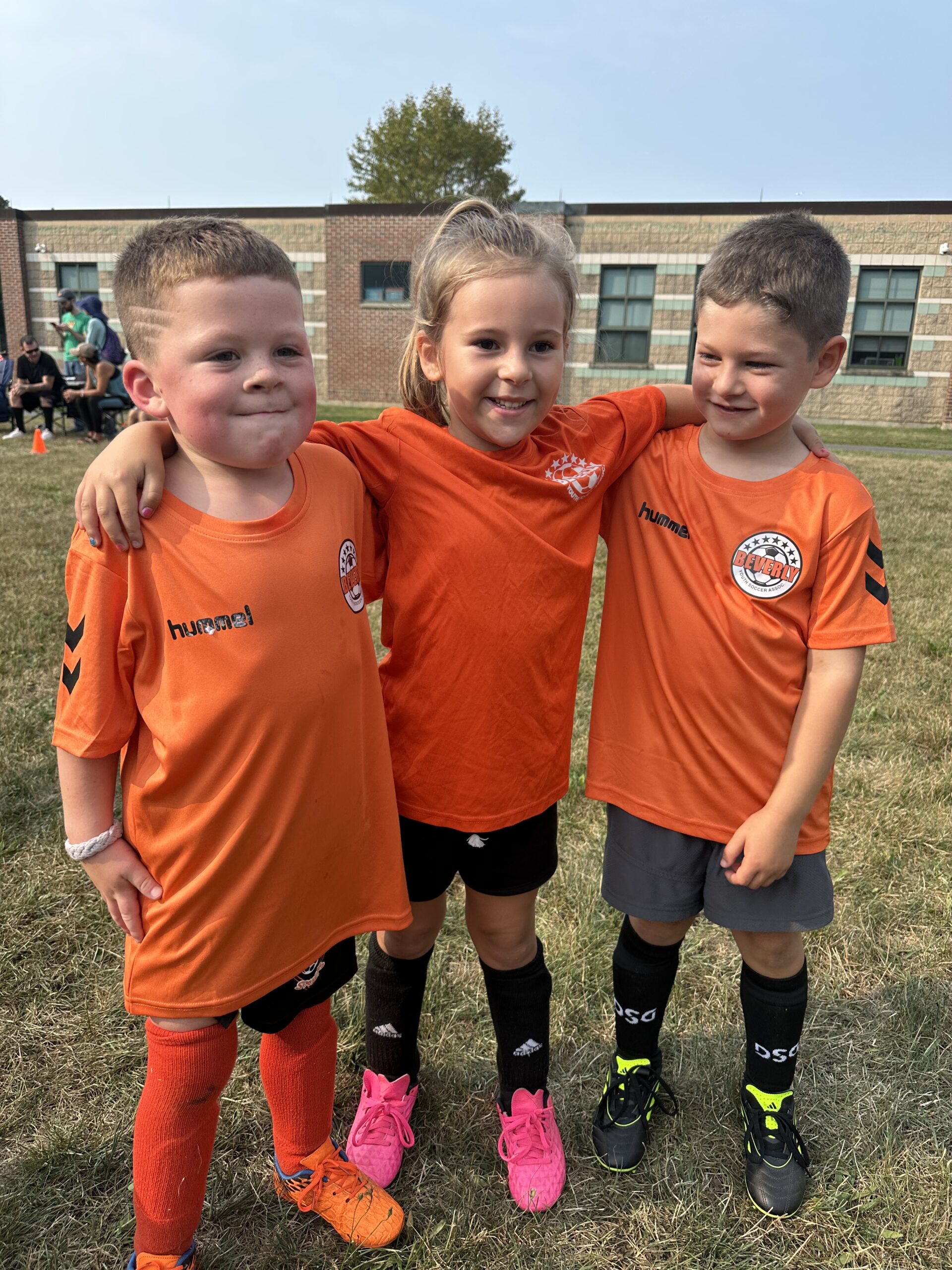 Pre-K and Kindergarten players in action